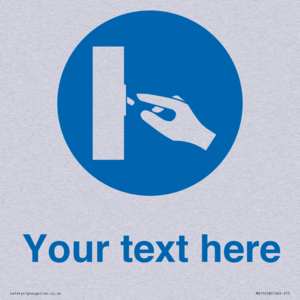 Custom Use Switch Sign